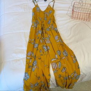 mustard yellow jumpsuit / romper